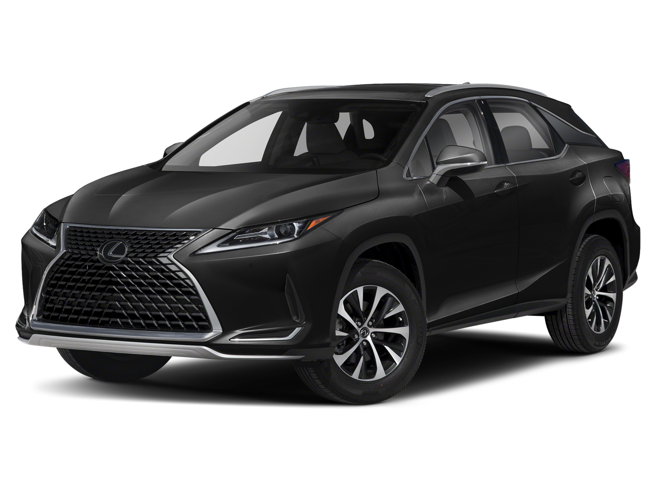 2020 Lexus RX 350 in Caviar — front three-quarter view
