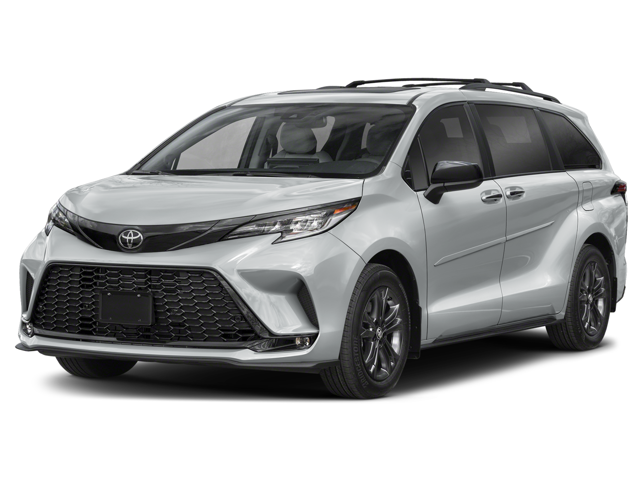 2025 Toyota Sienna XSE 7 Passenger in Cement — front three-quarter view