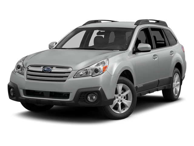2014 Subaru Outback 2.5i in Gray Metallic — front three-quarter view