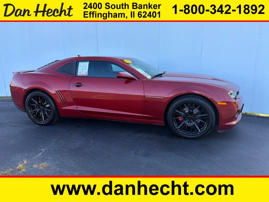 2015 Chevrolet Camaro 2LT 2LT in Red Rock — front three-quarter view