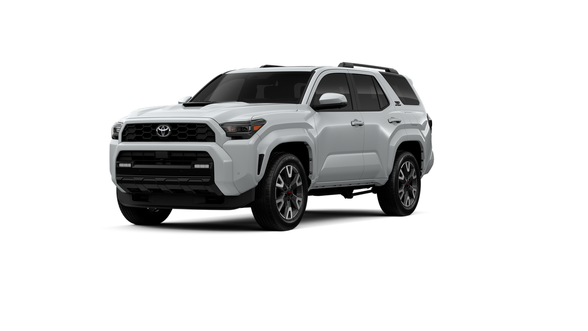 2026 Toyota 4Runner TRD Sport Premium in Wind Chill Prl — front three-quarter view